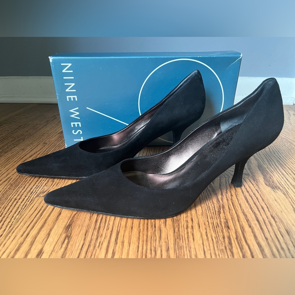 Nine West Nuncio Black Suede 9